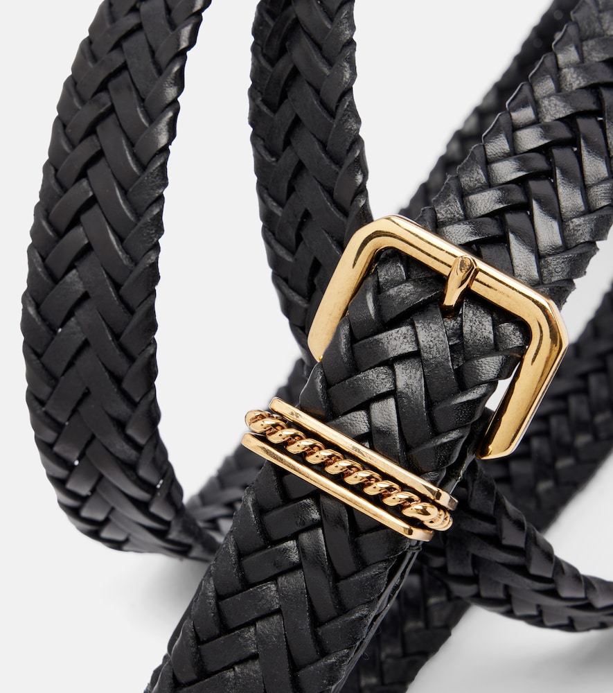  Etro Etro Woven Leather Belt 