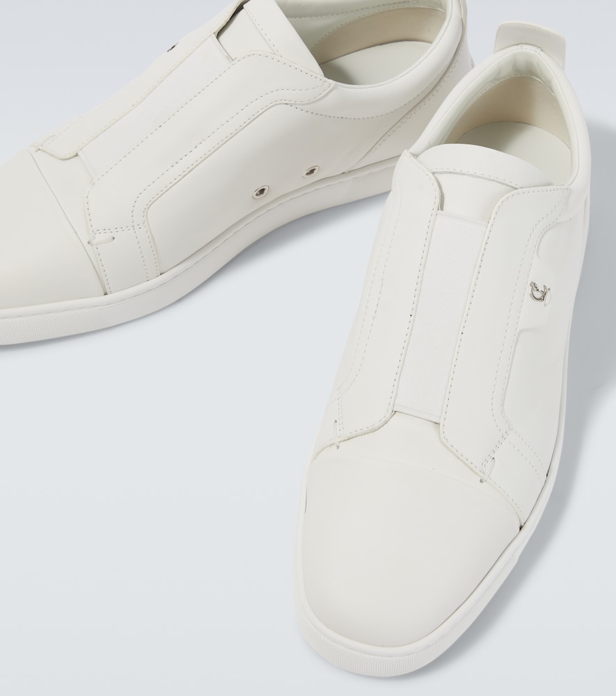 St Louis Leather Slip-On Sneakers