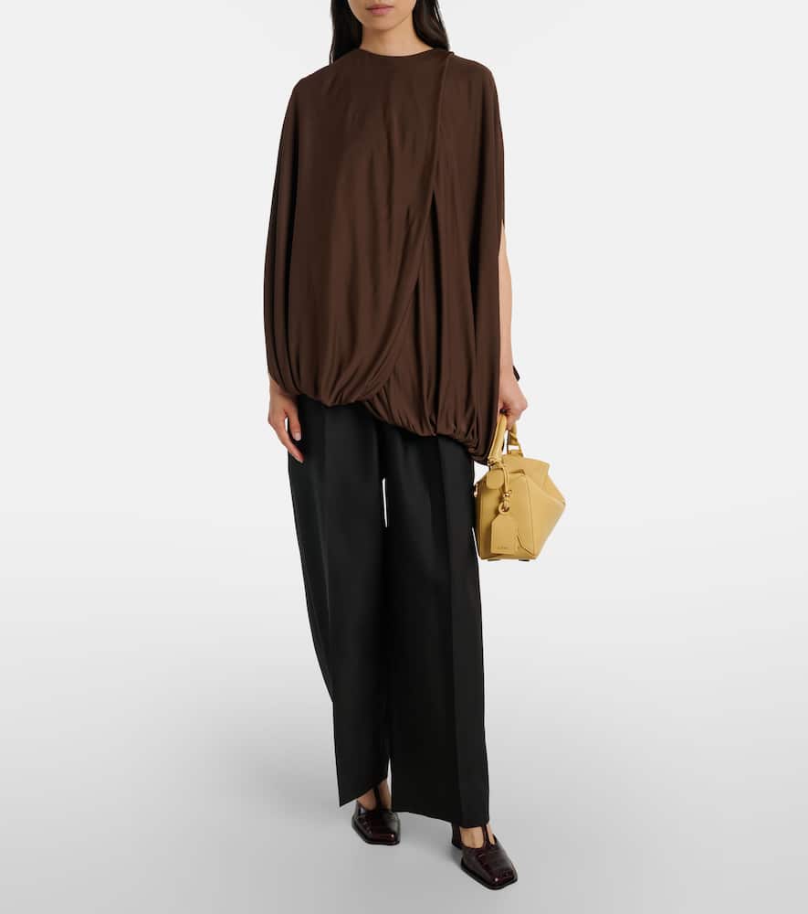 Loewe Puzzle Featherlight Small Tote Bag In Yellow