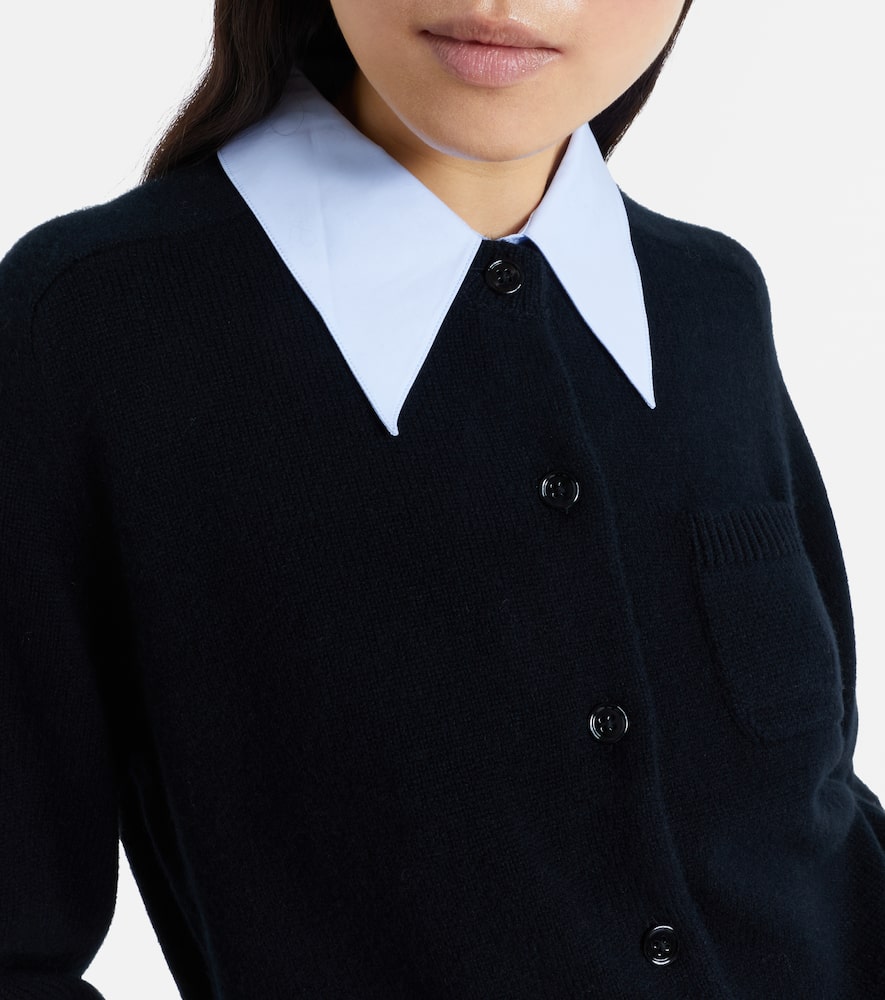 Dorothee Schumacher Elegant Statements Wool And Cashmere Cardigan In Black