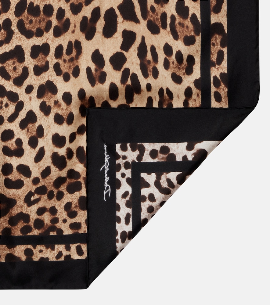  Dolce&gabbana Dolce&gabbana Bedrucktes Tuch Aus Seide 