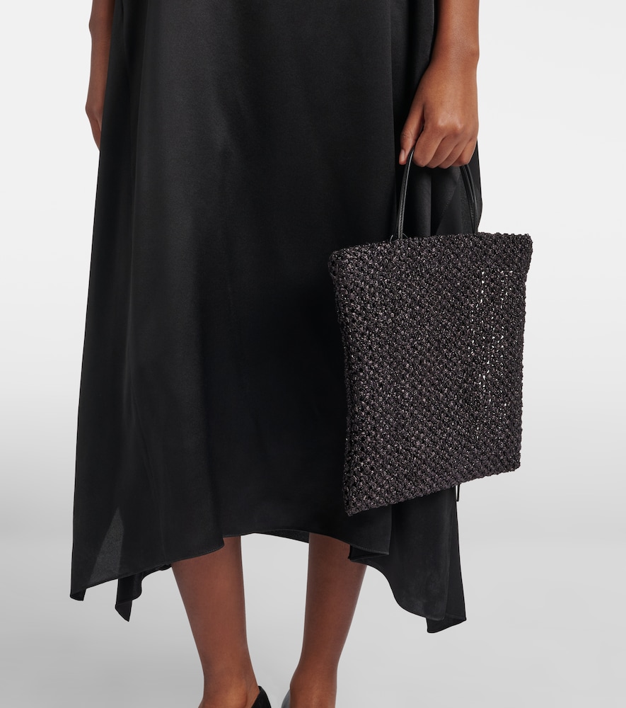 The Row Barn Small raffia tote bag