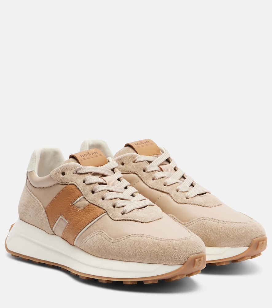 Sneakers H641 in pelle e suede