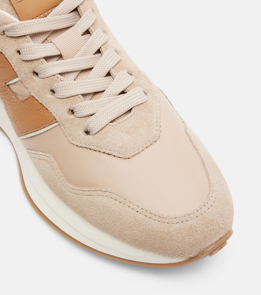  Hogan Hogan Sneakers H641 Aus Leder Und Veloursleder 
