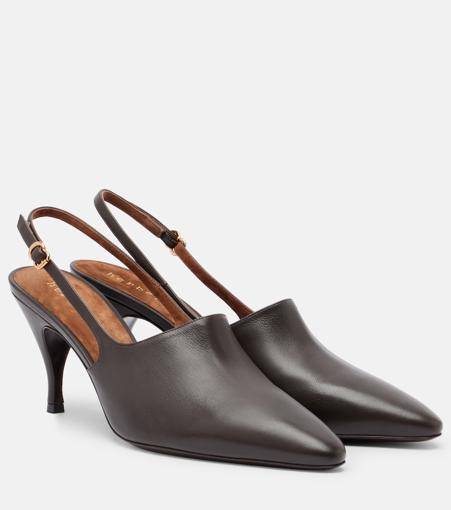 Cover Up 80 Leather Slingback Pumps