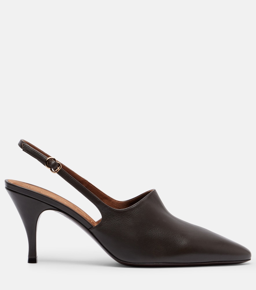  Herbert Levine Herbert Levine Cover Up 80 Leather Slingback Pumps 