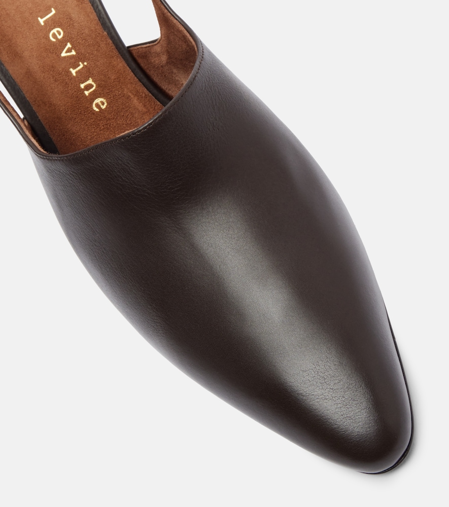 Herbert Levine Herbert Levine Cover Up 80 Leather Slingback Pumps 