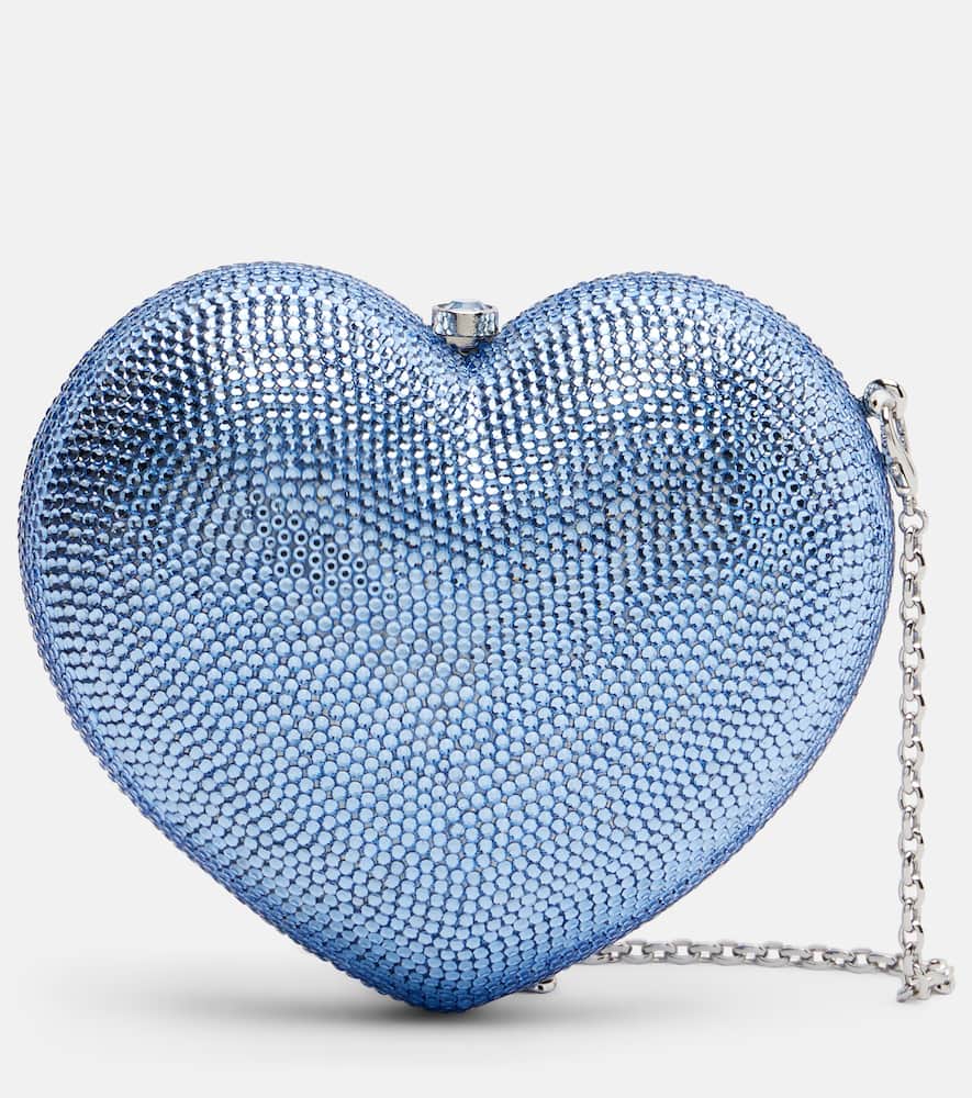 Clutch L'Amour Petit Coeur mit Kristallen