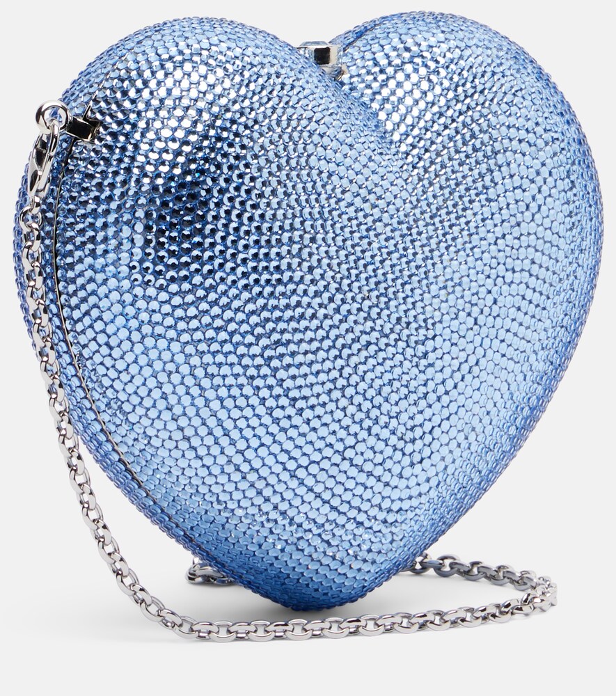  Judith Leiber Couture Judith Leiber Couture Clutch L'amour Petit Coeur Mit Kristallen 