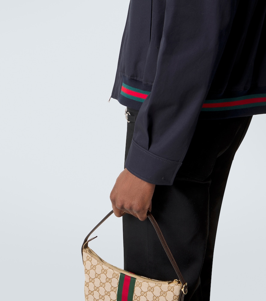  Gucci Gucci Jacke Web Stripe Aus Baumwoll-twill 