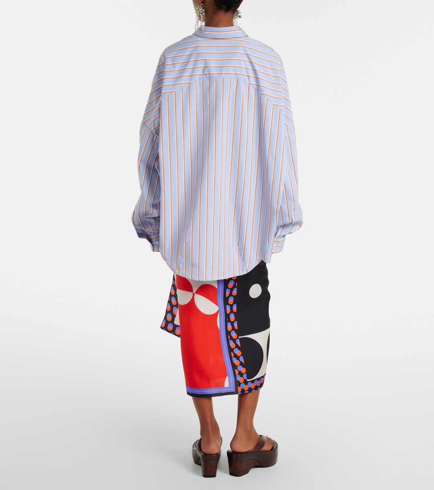  Dries Van Noten Dries Van Noten Bedruckter Wickelrock Aus Seide 
