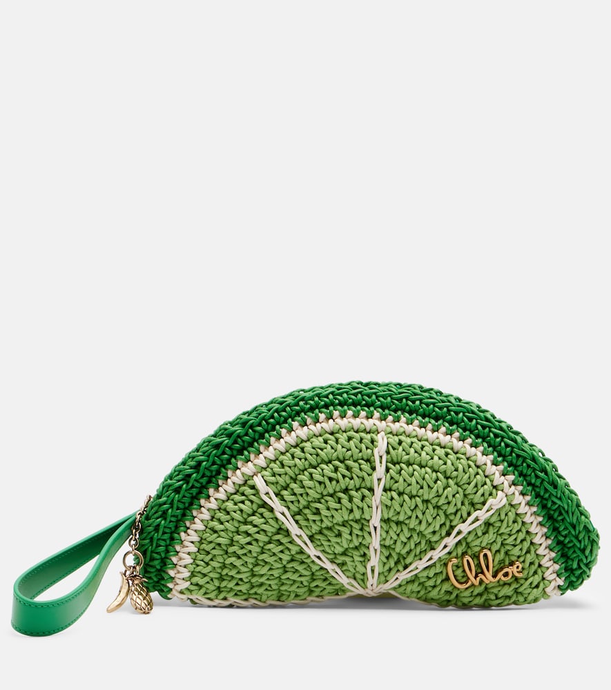 Chloe Chloé Chloé Tropicus Lime Slice clutch