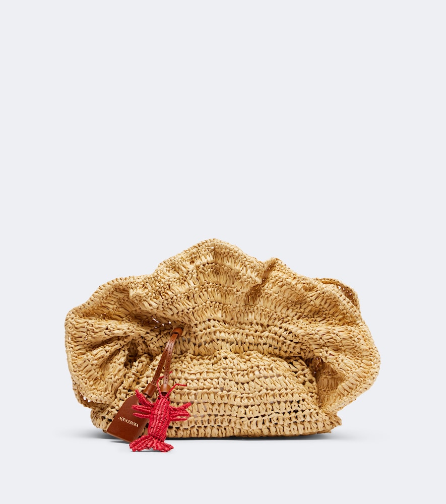 Clutch Paradise aus Raffiabast