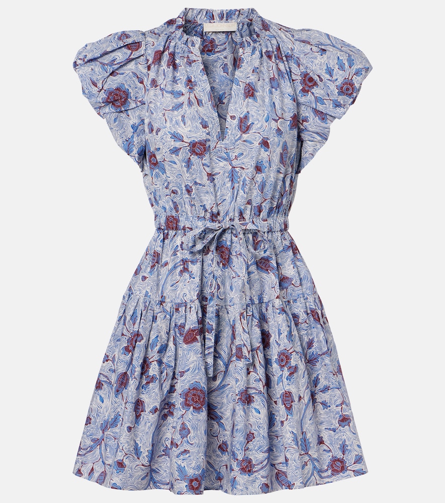 Ulla Johnson Izel Floral Cotton Minidress