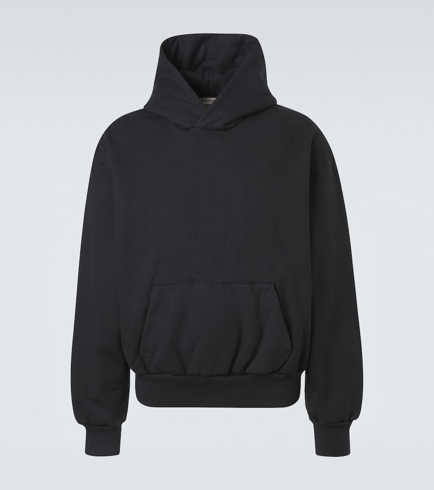 Felpa con cappuccio in jersey di cotone