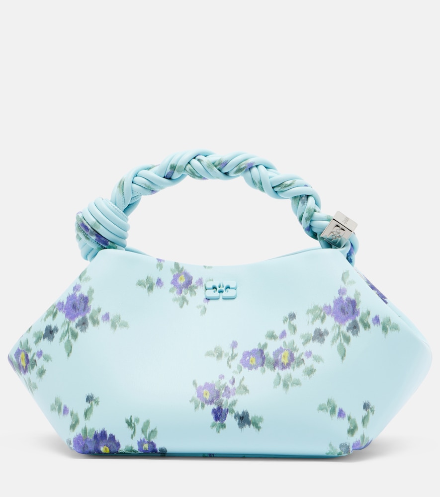 Ganni Bou Small floral top-handle bag