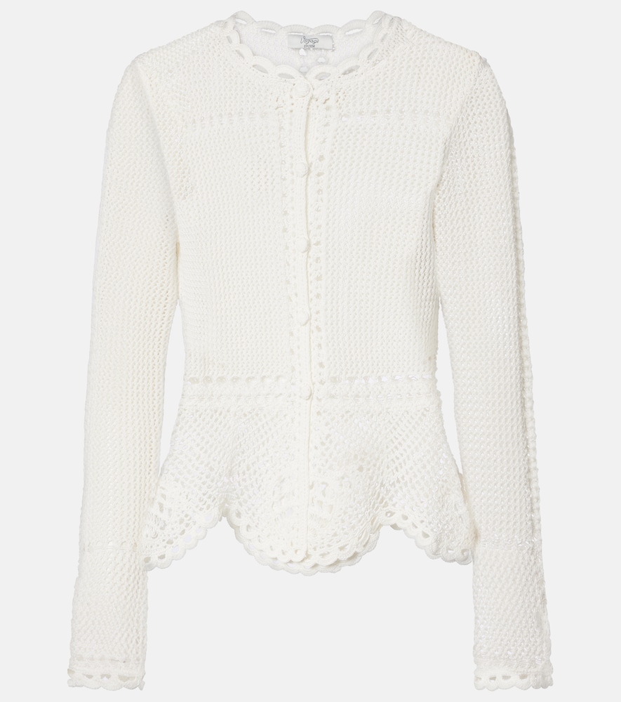Erdem Crochet cotton cardigan