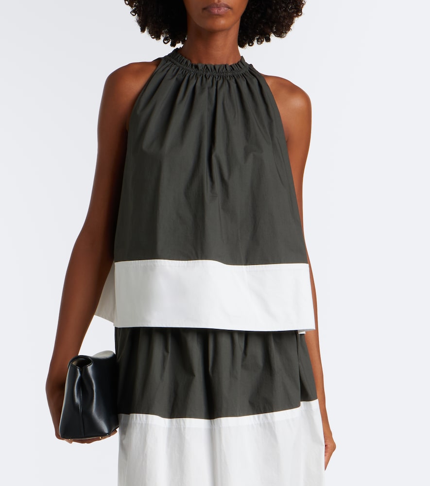 White Label Esme Cotton Poplin Top