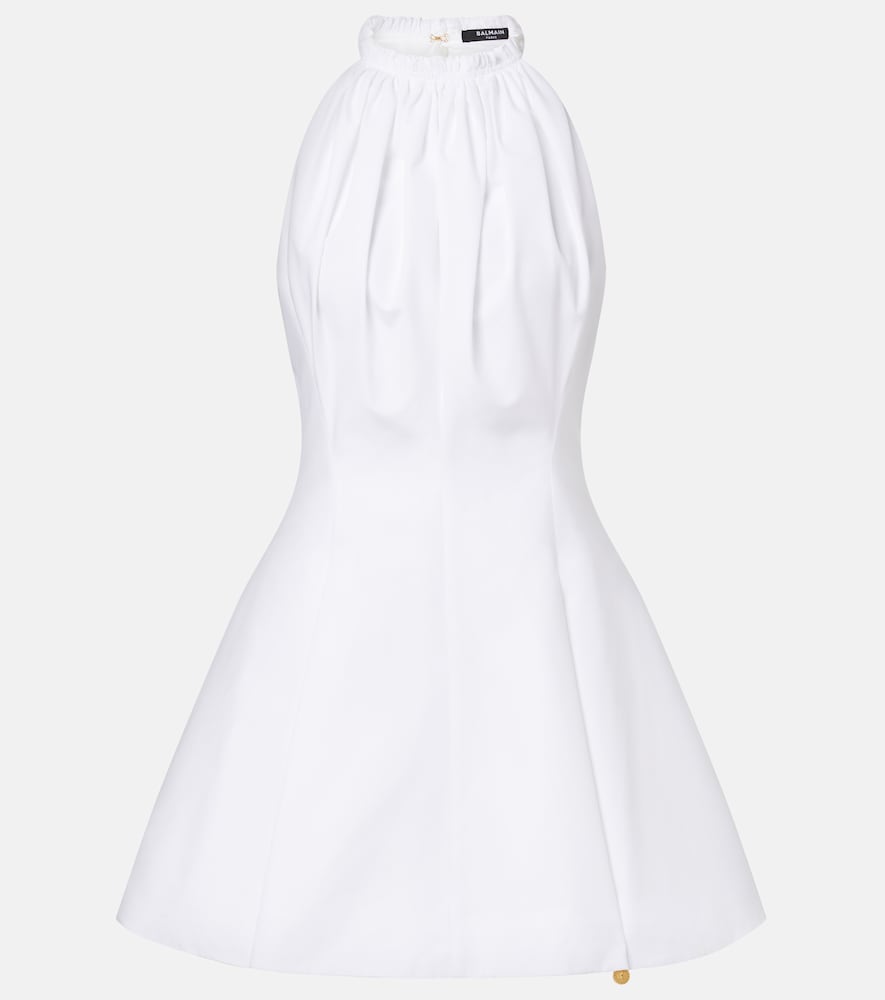 Minikleid aus Baumwollpopeline