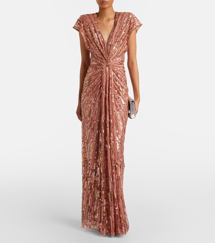 Jenny Packham Zola embellished gown