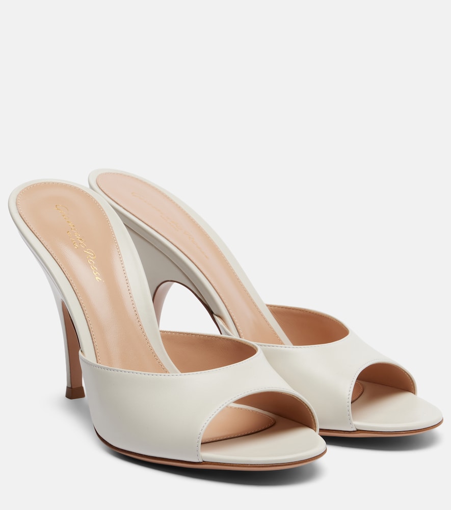 Gianvito Rossi Sofia leather mules