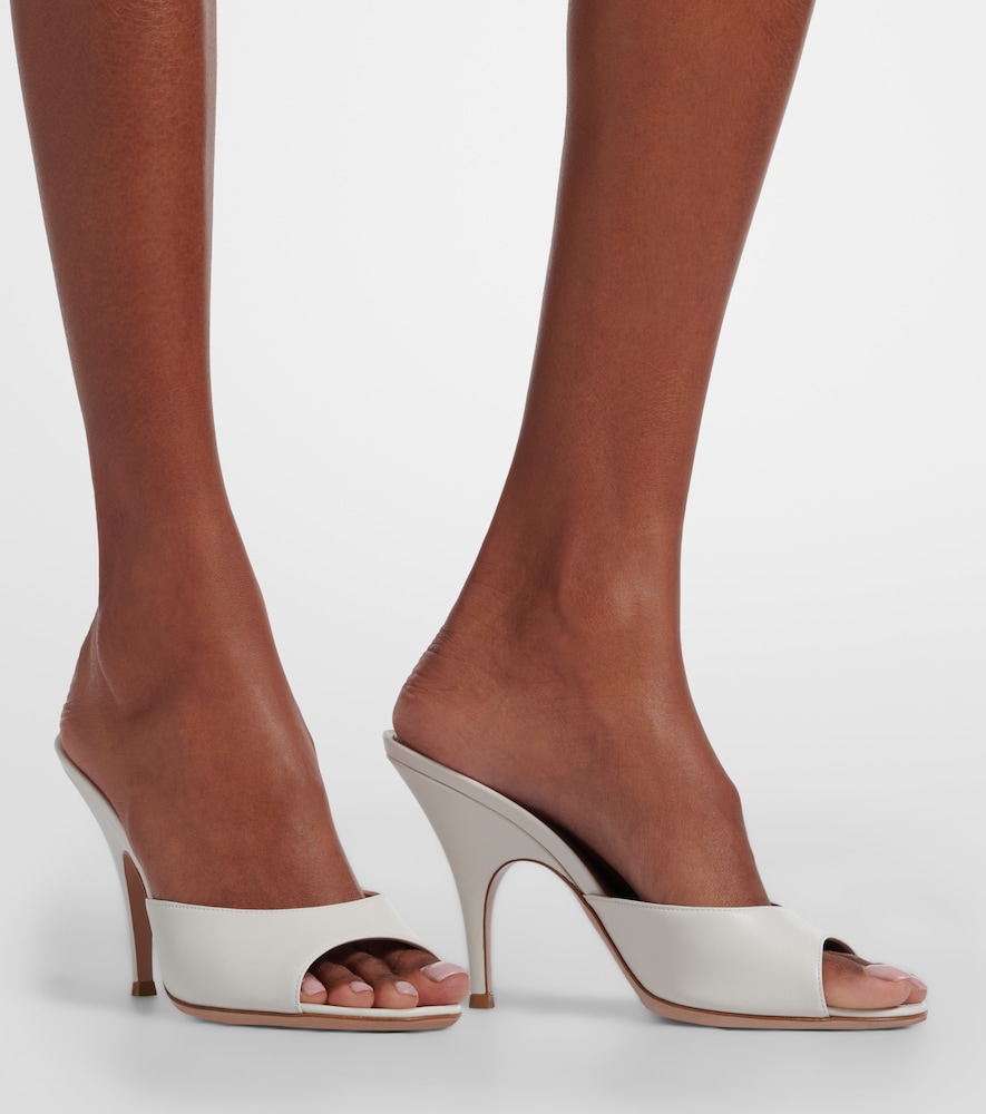 Gianvito Rossi Sofia leather mules