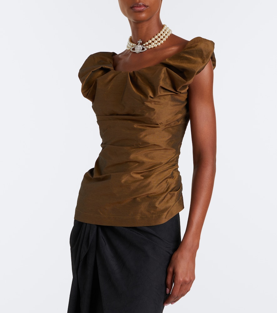 Ginnie Off-Shoulder Twill Top