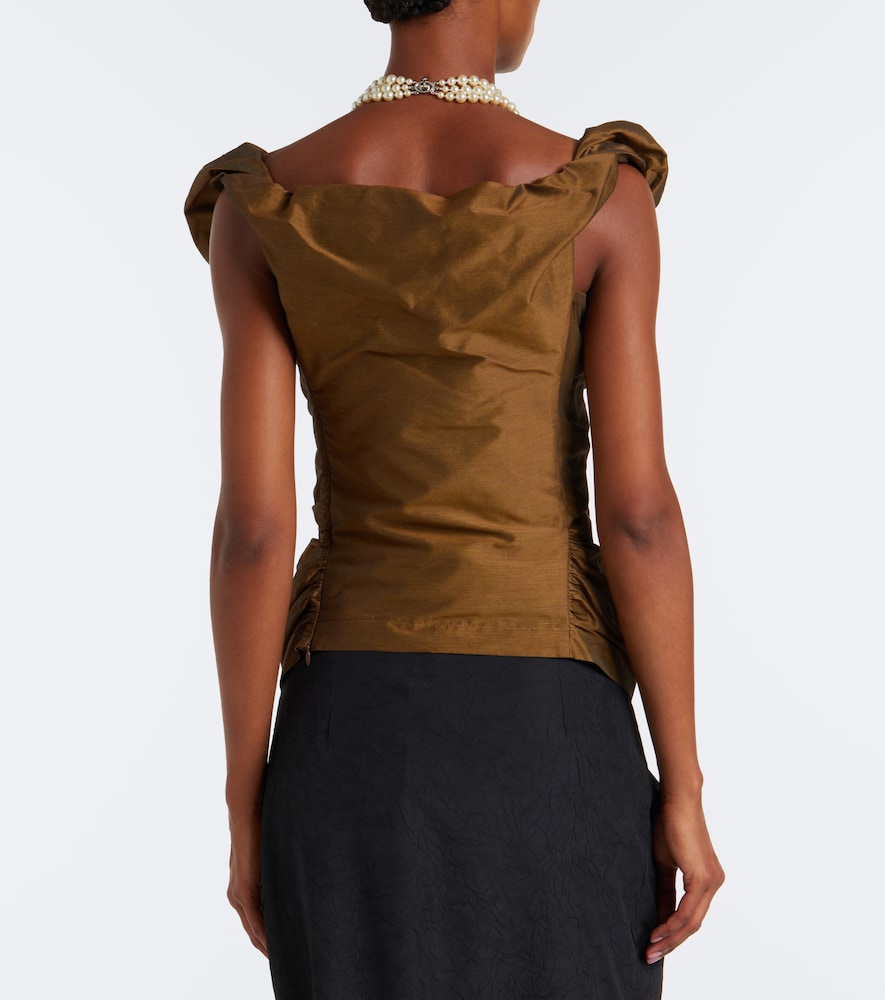 Ginnie Off-Shoulder Twill Top