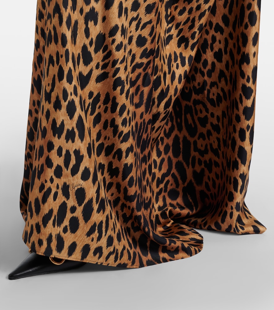  Gucci Gucci Maxikleid Aus Seide 