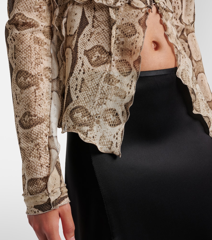  Gucci Gucci Bluse Aus Seide 