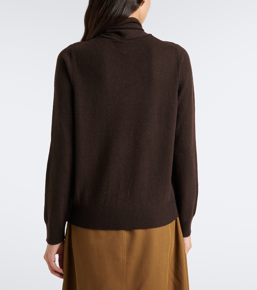 Tie-Neck Wool And Cashmere Sweater