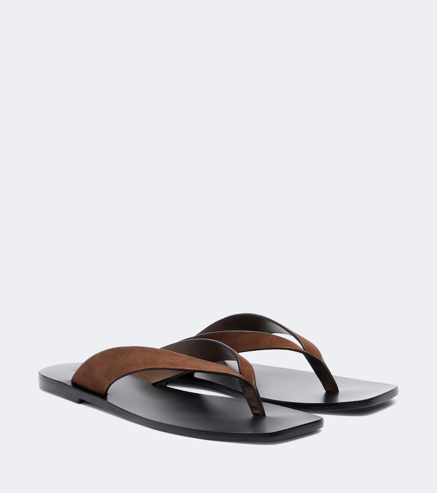 Kinto Suede Thong Sandals