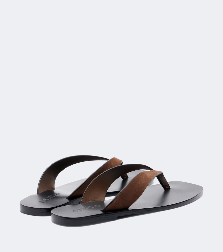 Kinto Suede Thong Sandals