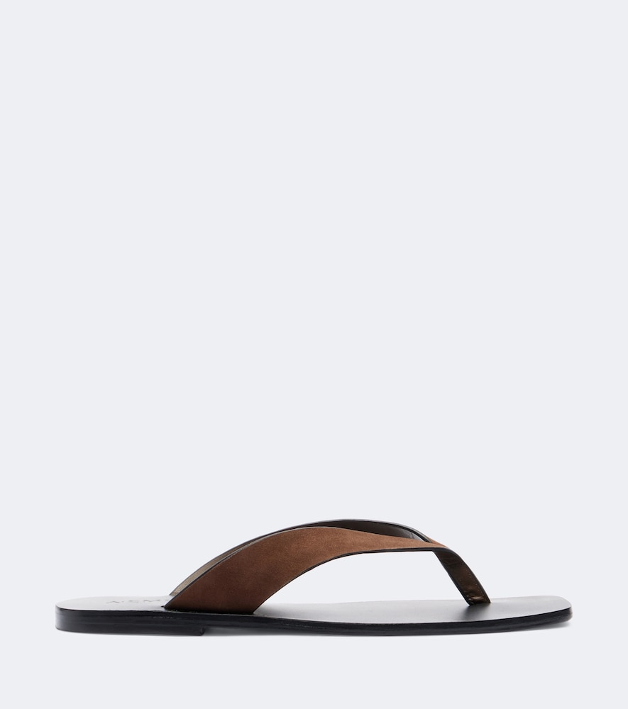 Kinto Suede Thong Sandals