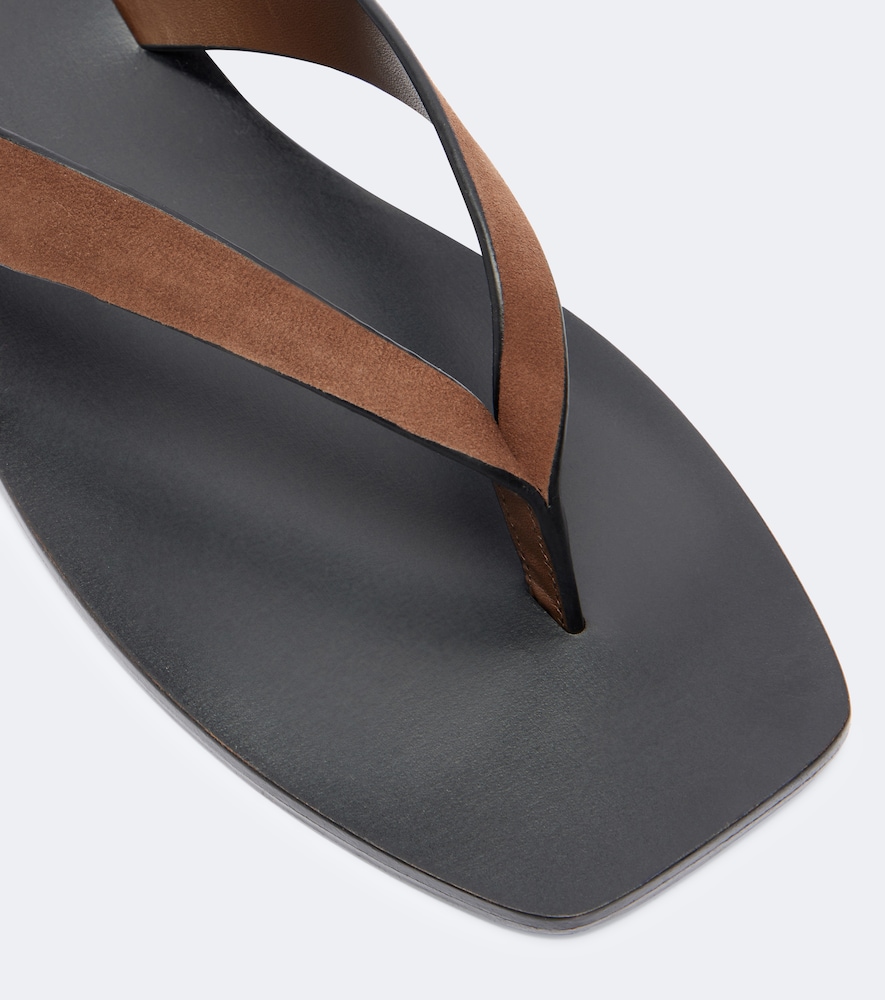 Kinto Suede Thong Sandals