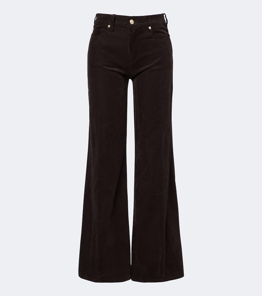 7 For All Mankind Donna Marrone Pantaloni, W24, New, - Immagine 3