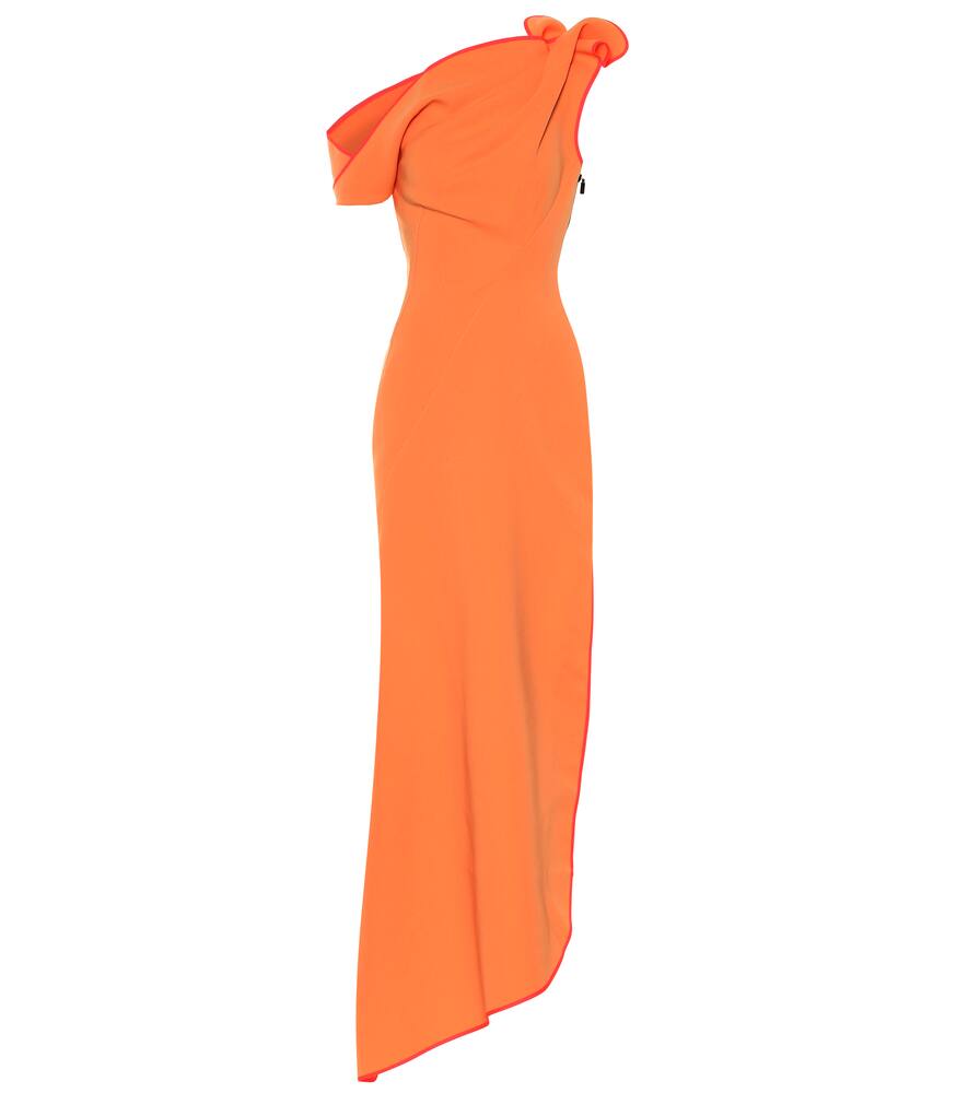 Maticevski Slinger One-shoulder Gown In Orange | ModeSens