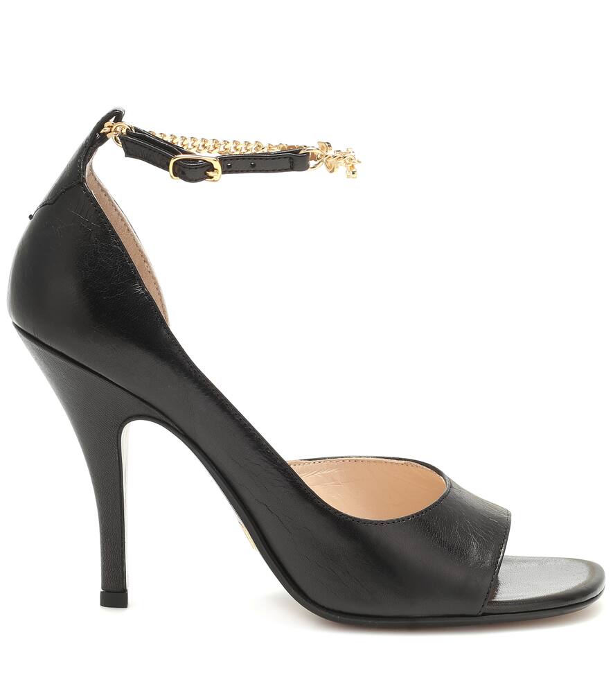 MARC JACOBS EMBELLISHED LEATHER SANDALS,P00398494