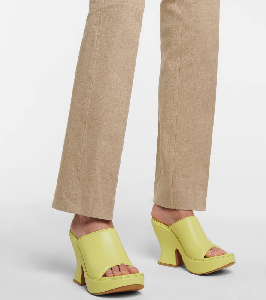 bottega veneta wedge clogs