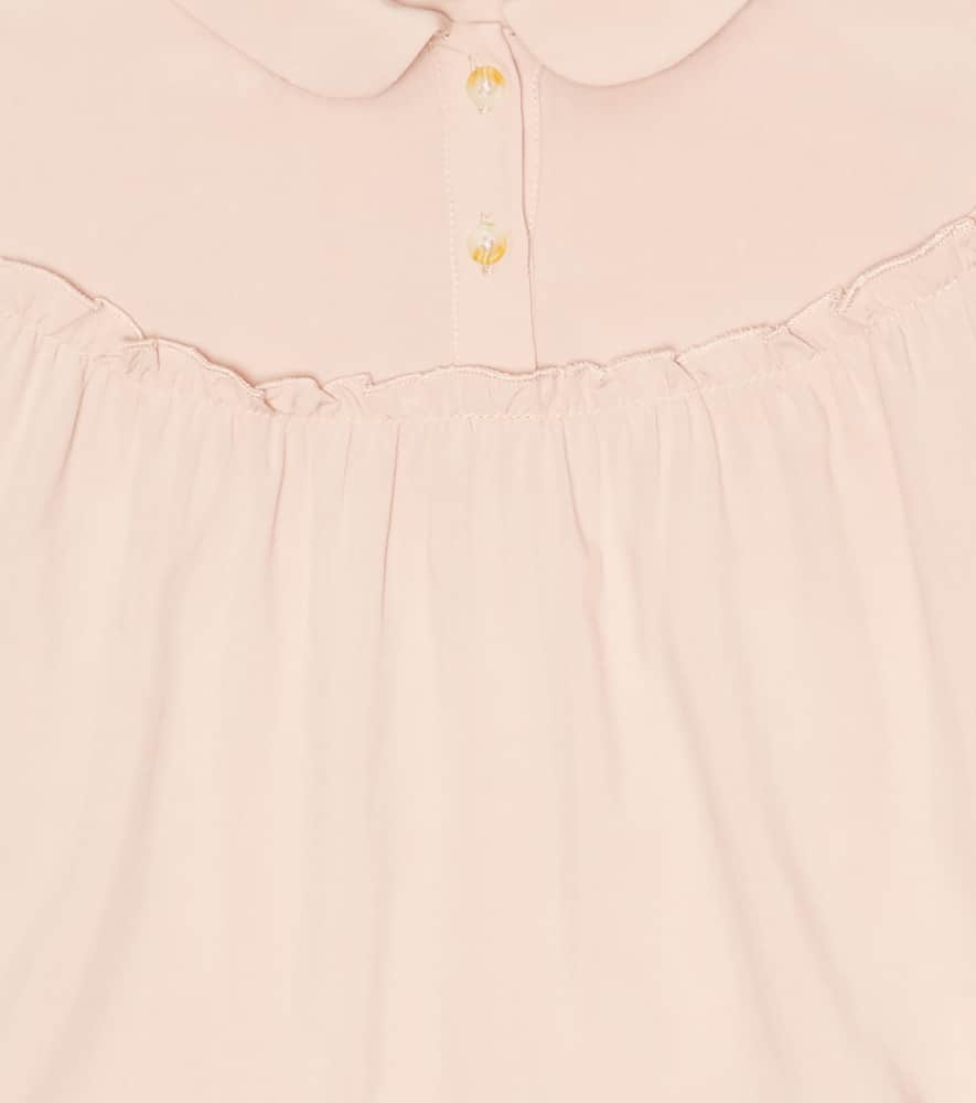 荷叶边饰女式上衣