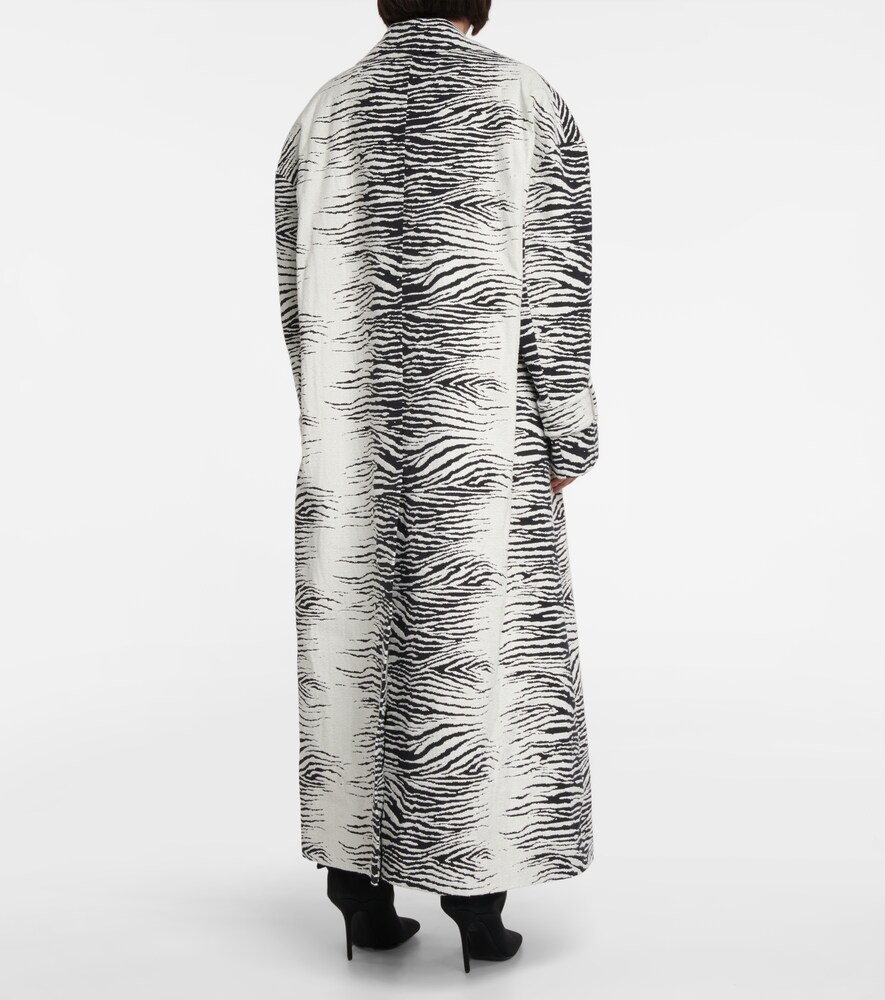  The Attico The Attico Oversized Cotton-blend Coat 