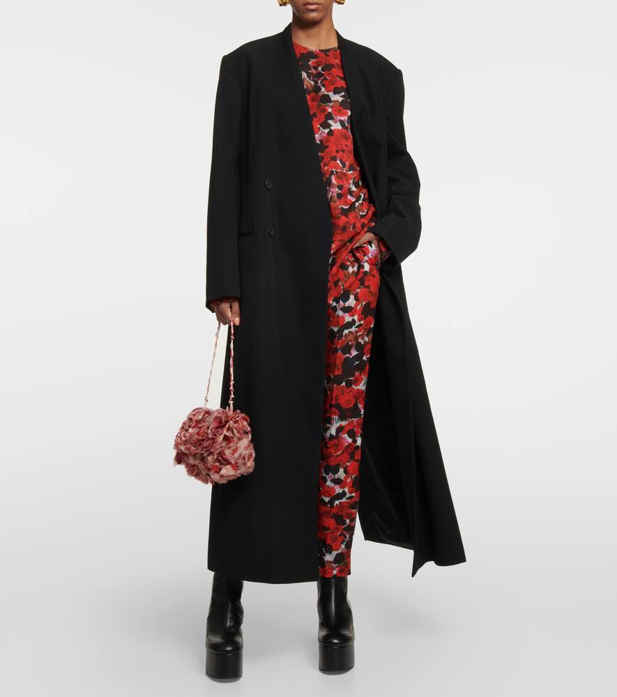 Dries Van Noten Floral Top In Red
