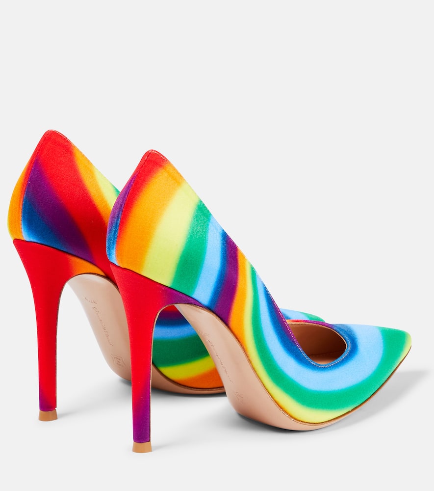 Shop Gianvito Rossi Gianvito 105 Pumps In Rainbow