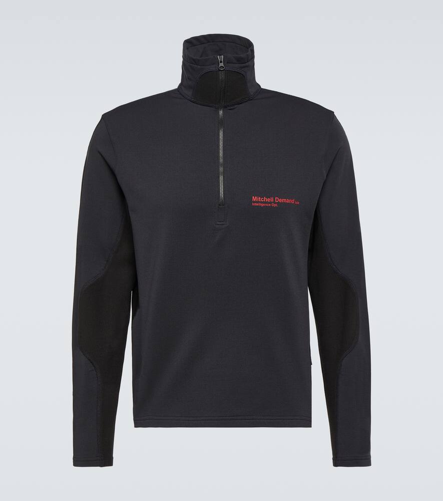 Gr10k Demand Corpus Half-zip Sweater In Black