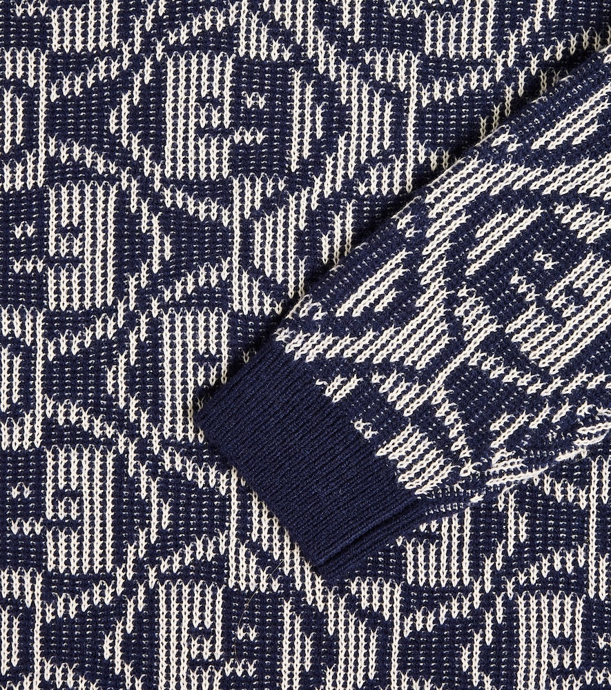  Acne Studios Kids Acne Studios Kids Face Logo Cotton Sweater 