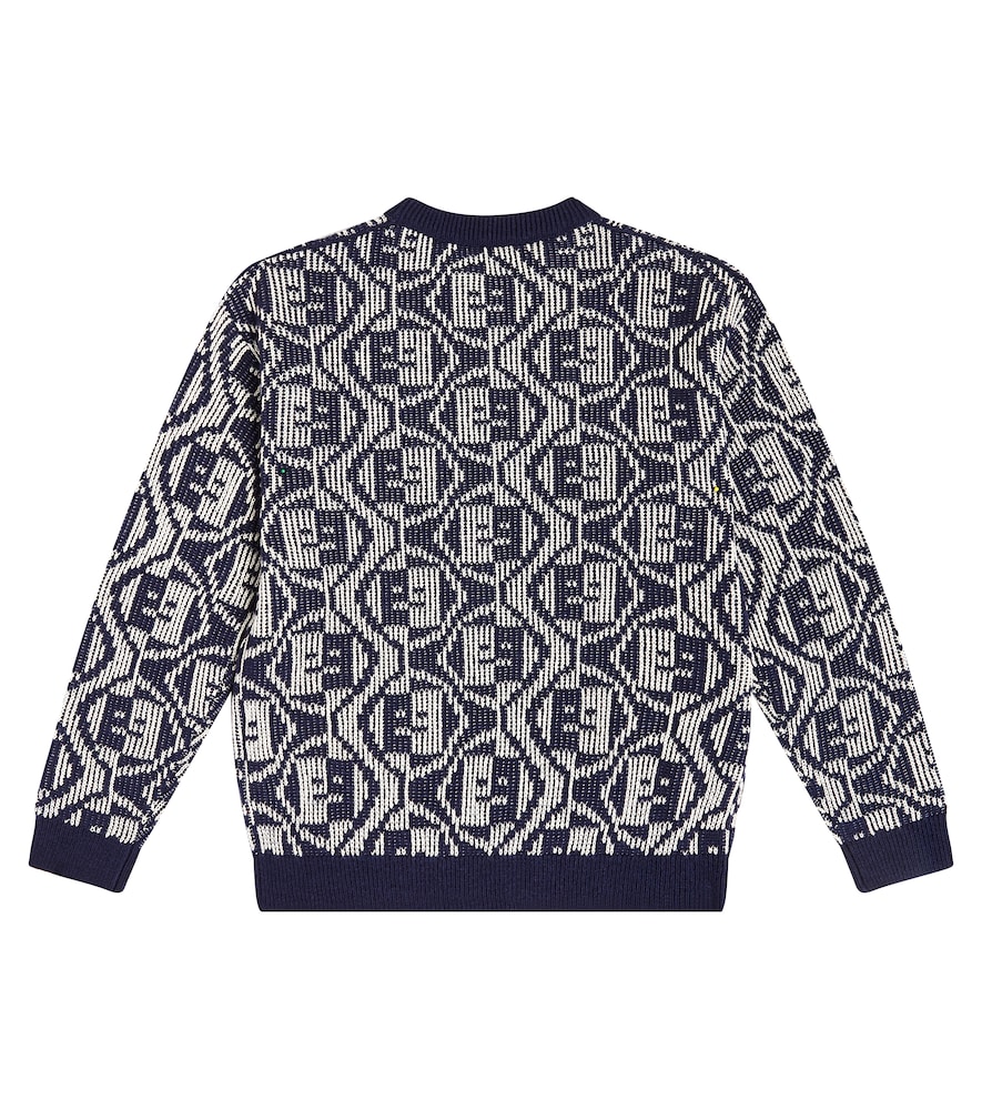  Acne Studios Kids Acne Studios Kids Face Logo Cotton Sweater 