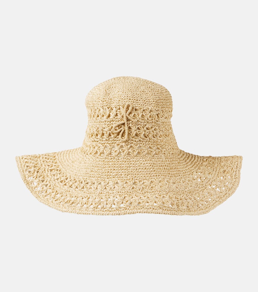 Monogram straw sunhat