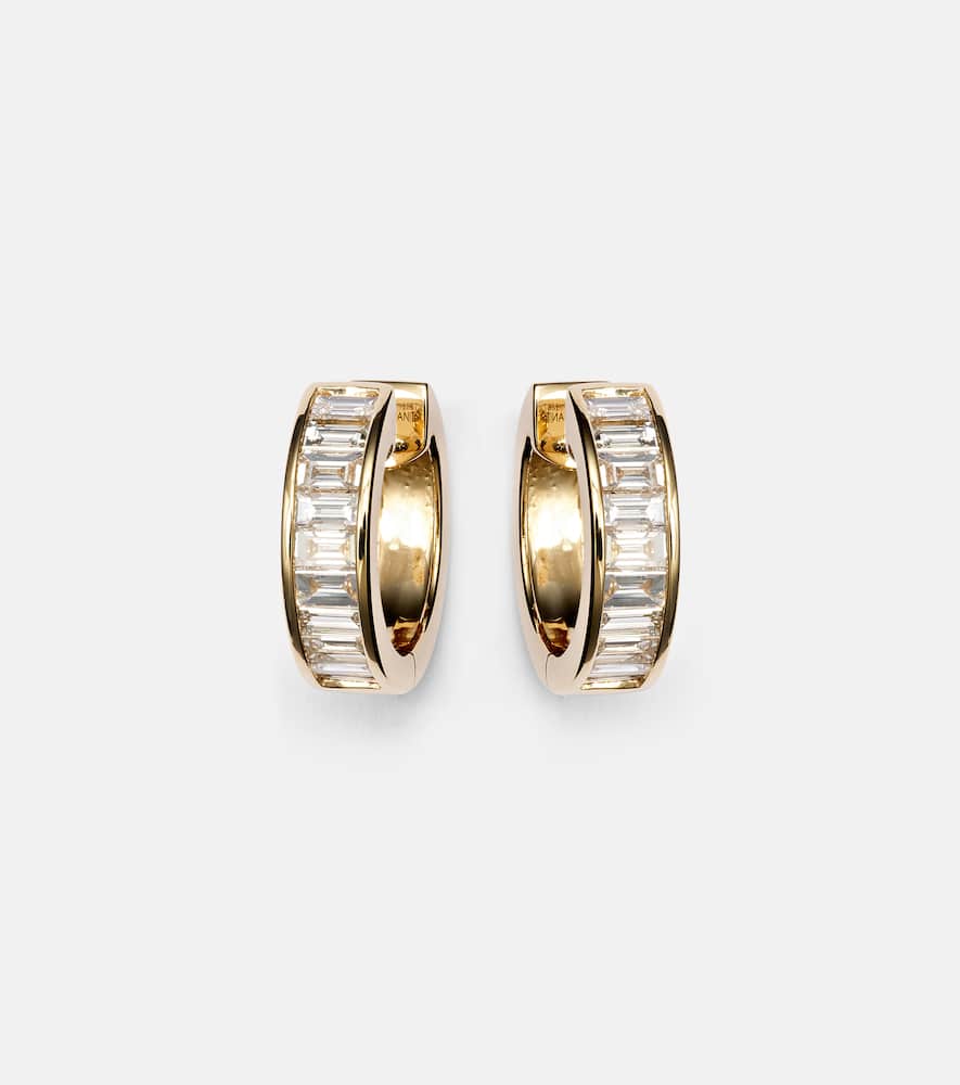 Anita Ko Hannah 18kt Gold Earrings With Diamonds In Gold