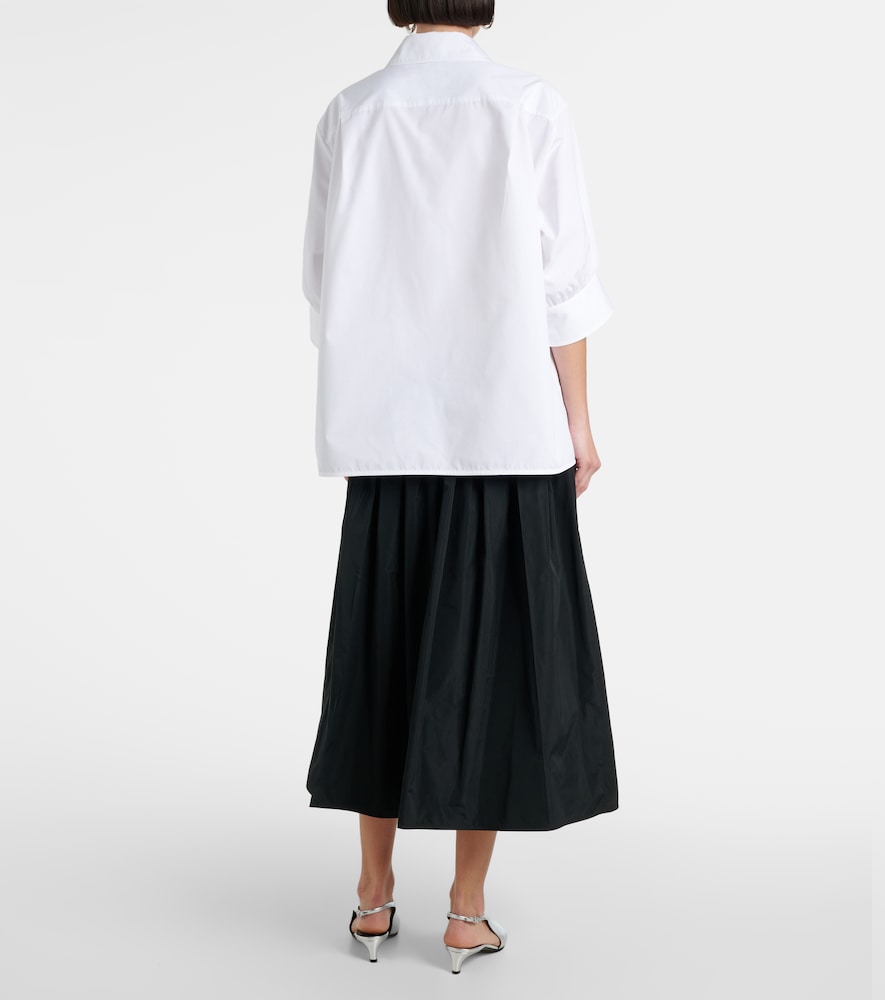  Jil Sander Jil Sander Camisa Oversized De Popleín De Algodón 