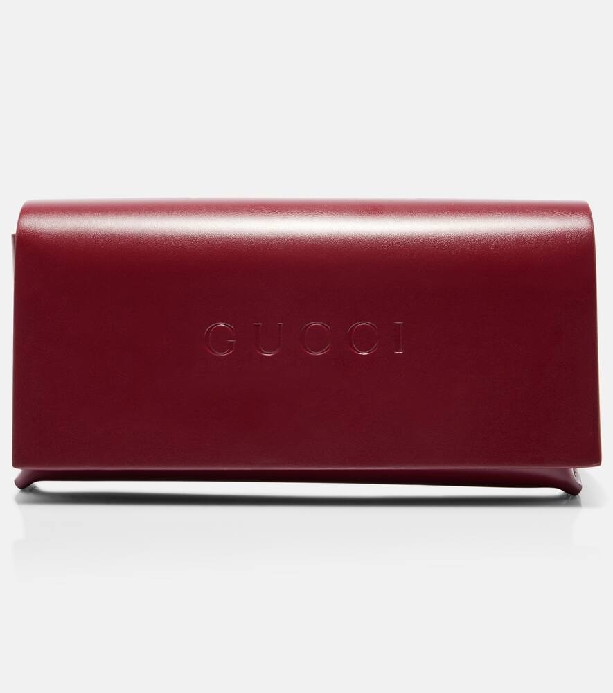 Gucci Crystal-embellished Oval Sunglasses